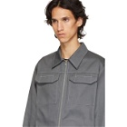 Affix Grey Two-Way Zip Service Jacket