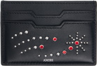 AMIRI Black 'MA' Stud Card Holder