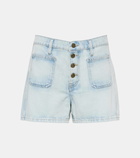 Frame Le Bardot denim shorts