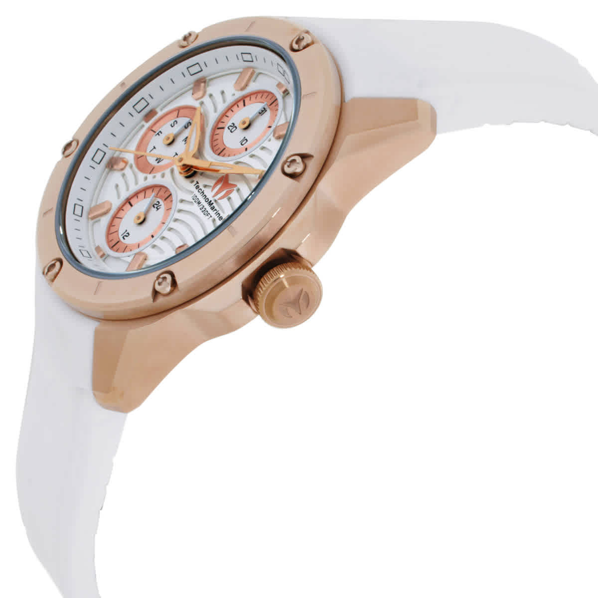 TechnoMarine Oceanico Quartz White Dial Ladies Watch TM-325007