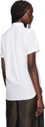 Comme des Garçons Shirt White Cotton Poplin Plain Shirt