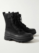 Sorel - CARIBOU™ ROYAL Rubber-Trimmed Quilted Shell Snow Boots - Black