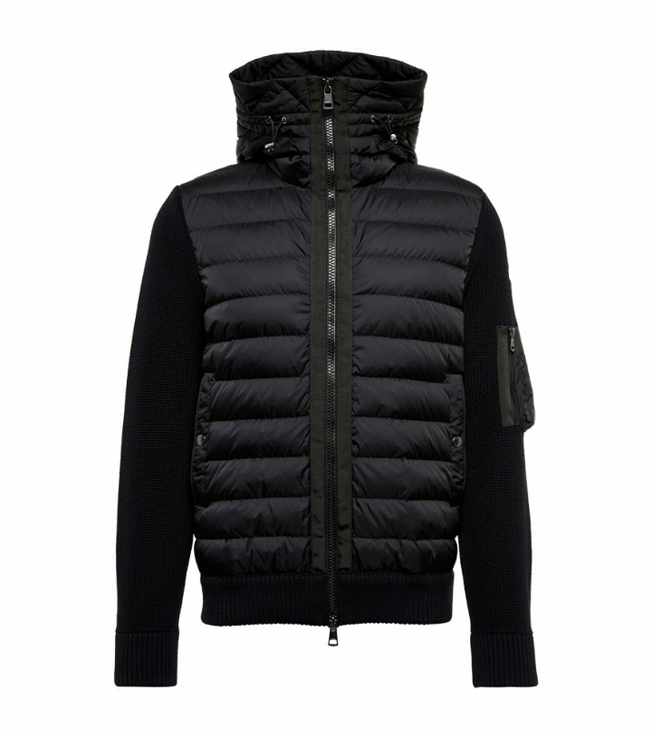 Photo: Moncler - Down-paneled wool-blend jacket