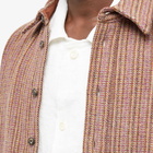 A Kind of Guise Men's Dullu Overshirt in Log Fire Stripe