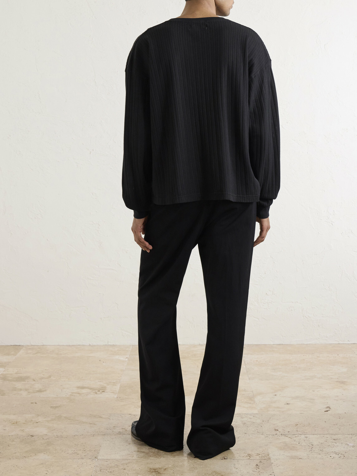 mfpen - Relaxed LS Organic Cotton T-Shirt - Black
