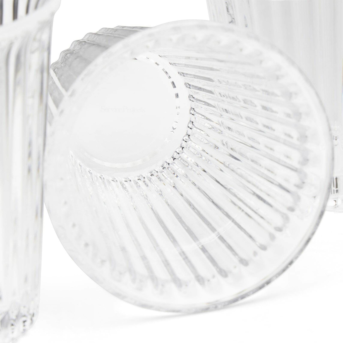 Service Projects Canteen Bodega Glass - Set of 4 in Clear 