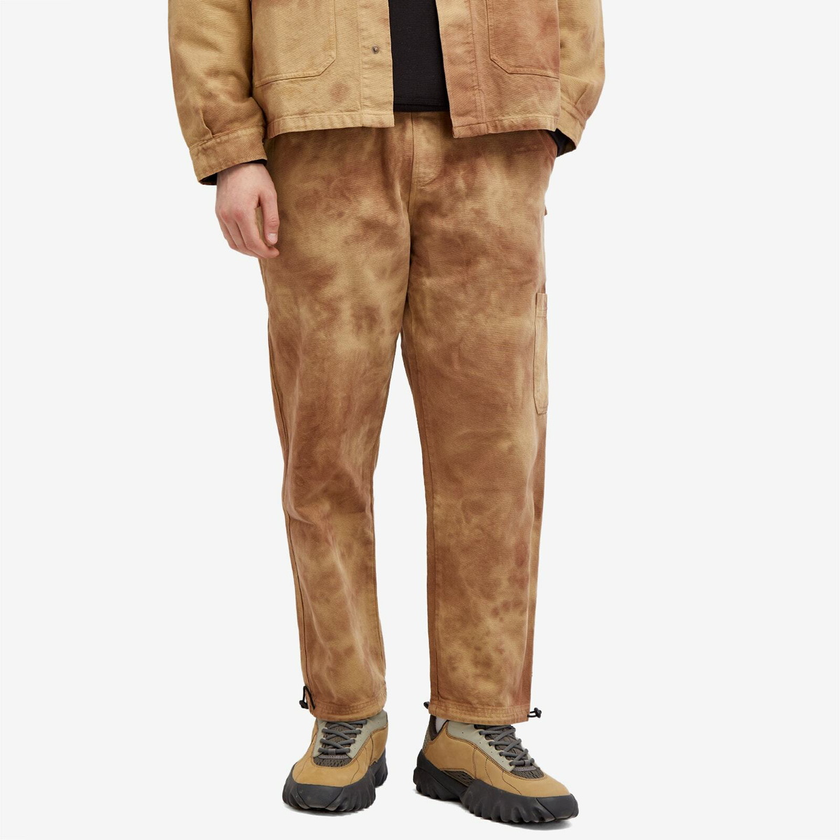 Good Morning Tapes Men's Workers Trousers in Earth Dye
