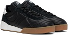 Courrèges Black Club02 Leather Sneakers
