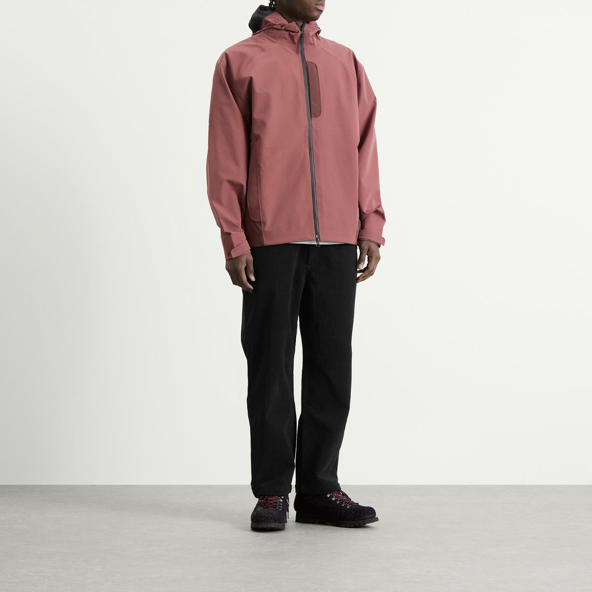NANGA Men's Corduroy Climbing Trousers in Black