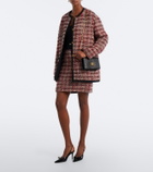 Versace Emblème Mini leather crossbody bag