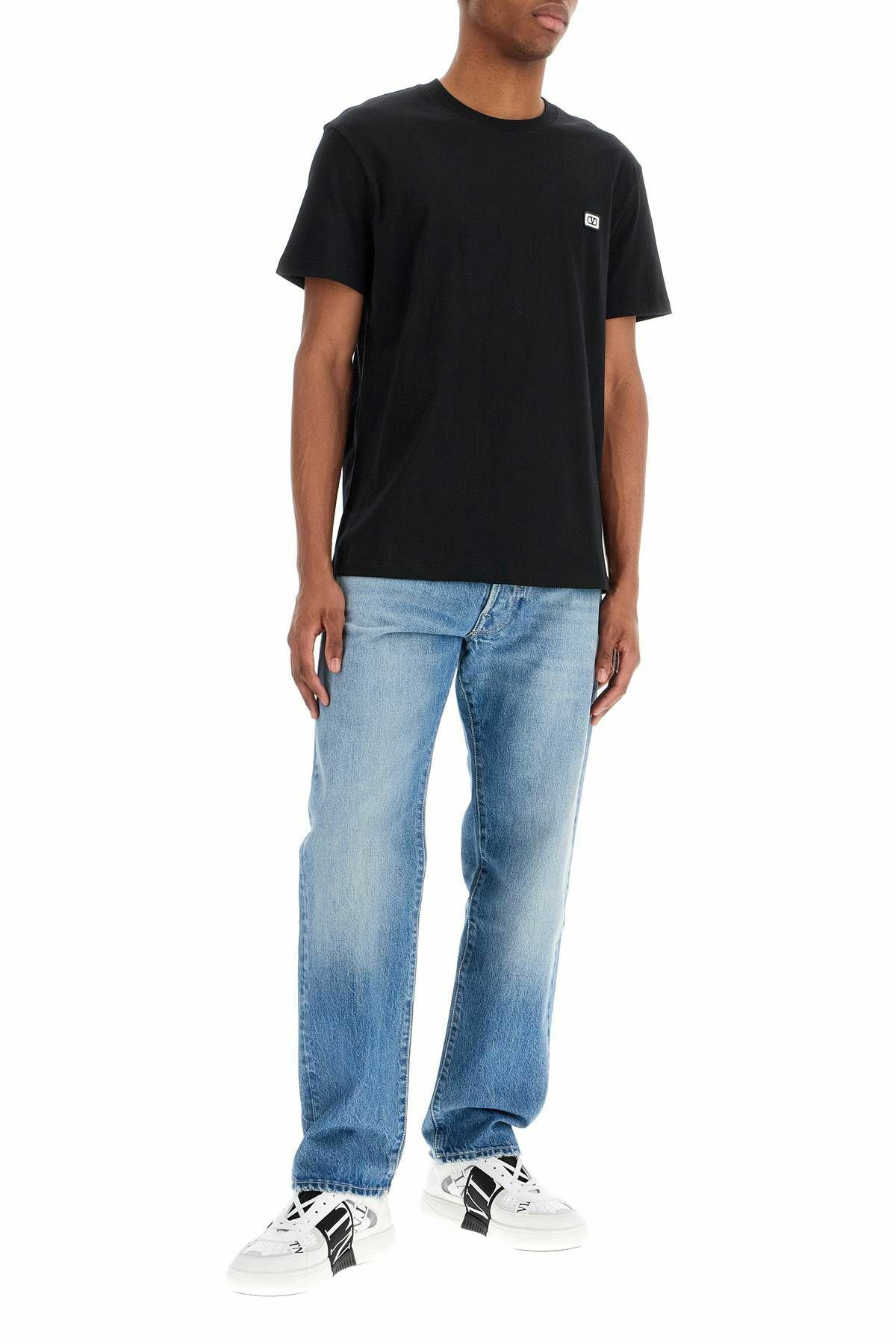 Tシャツ・カットソー 25AW Valentino Garavani Vlogo T-Shirts And Polos Black Nero VALENTINO GARAVANI vlogo patch t-shirt with Black Valentino