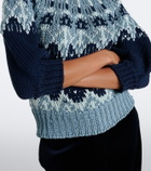 Altuzarra Marty Fair Isle cotton sweater