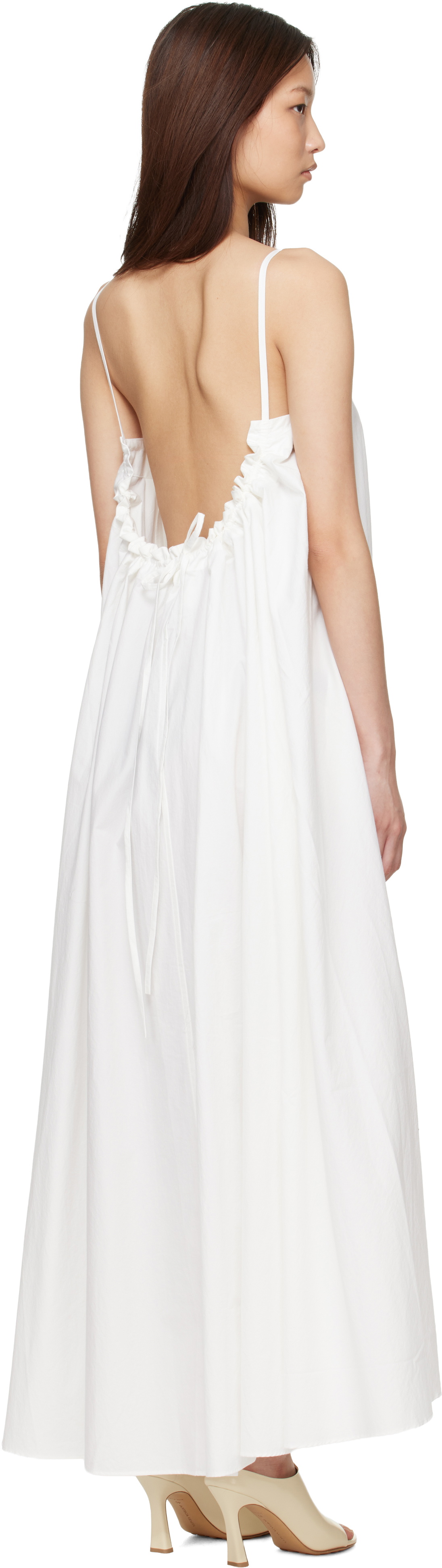 Studio Nicholson White Achille Maxi Dress