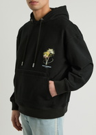 Wooyoungmi Logo-print Hooded Cotton Sweatshirt Black