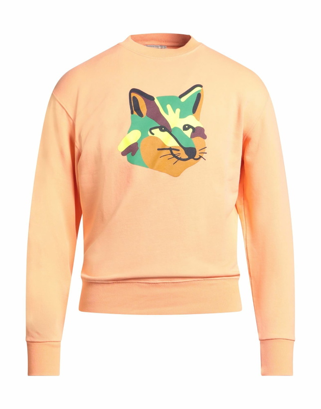 Photo: Maison Kitsuné Mens Sweatshirt in Salmon pink
