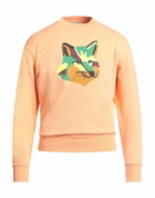 Maison Kitsuné Mens Sweatshirt in Salmon pink