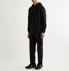 SSAM - Cotton and Camel Hair-Blend Hoodie - Black