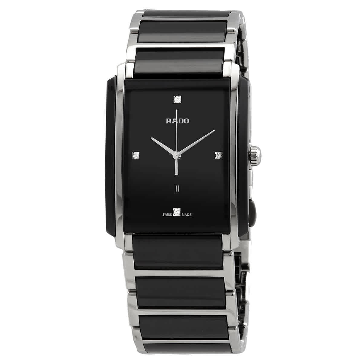 Rado Integral Jubile Black Dial Black Ceramic Watch R20206712 Rado