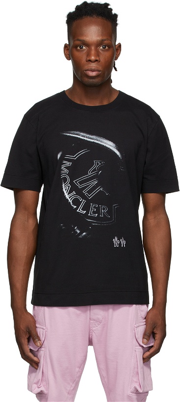Photo: Moncler Genius 6 Moncler 1017 ALYX 9SM Black Logo T-Shirt