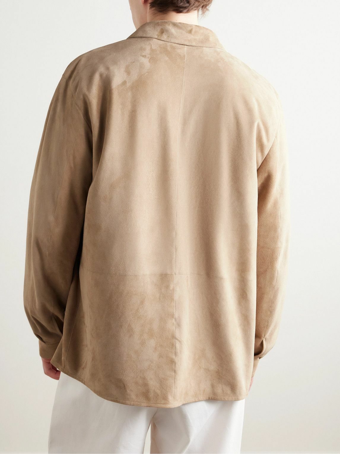Canali - Suede Overshirt - Neutrals