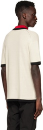 Dunhill Off-White Mulberry Silk Polo