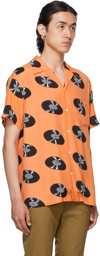 WACKO MARIA Orange Vans Edition Short Sleeve Shirt