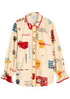 Never Fully Dressed Poema Geanie Cotton-blend Shirt Cream