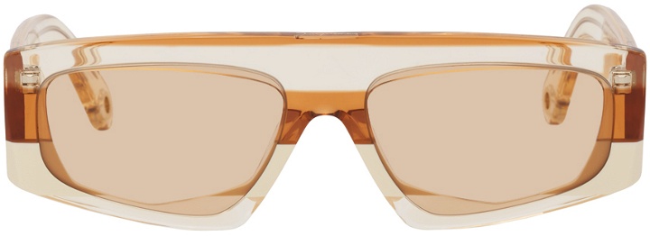 Photo: Jacquemus Orange 'Les Lunettes Yauco' Sunglasses