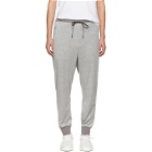 3.1 Phillip Lim Grey Tapered Velour Lounge Pants