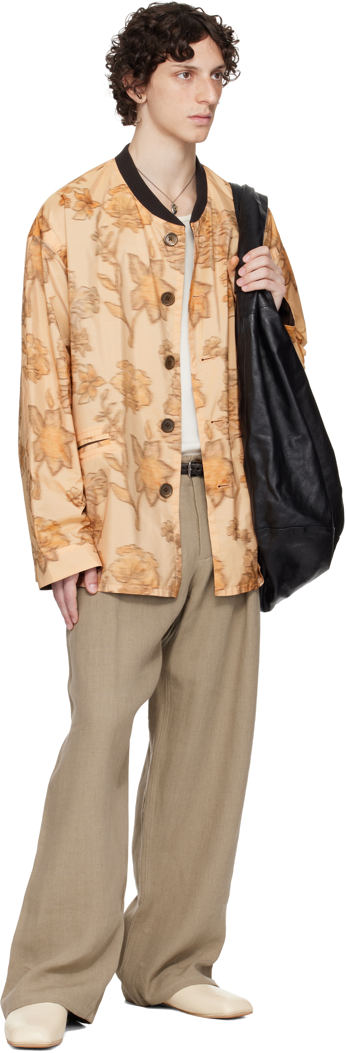 パンツ OUR LEGACY Emporio Armani CARICO TROUSER Our Legacy - Carico Trouser Oliva Pure Linen