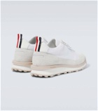 Thom Browne Leather-trimmed sneakers