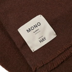 HAY Mono Blanket in Chocolate 