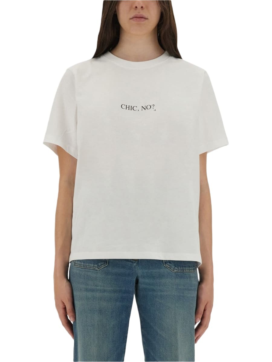 VICTORIA BECKHAM Logo Organic Cotton Jersey T-shirt Victoria