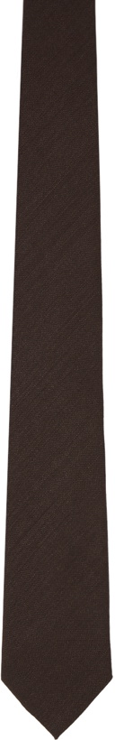 Photo: TOM FORD Brown Textured Tie