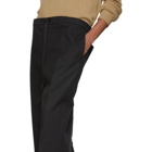 Jil Sander Plus Black Cropped Wide-Leg Casual Trousers