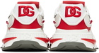 Dolce & Gabbana White & Red Airmaster Sneakers