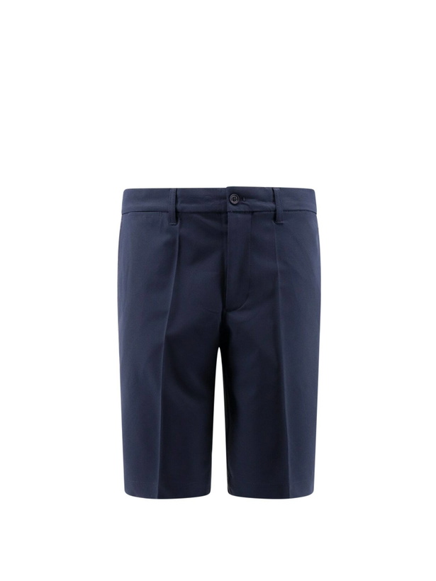 Photo: J.Lindeberg Technical Fabric Bermuda Shorts With Logo Patch