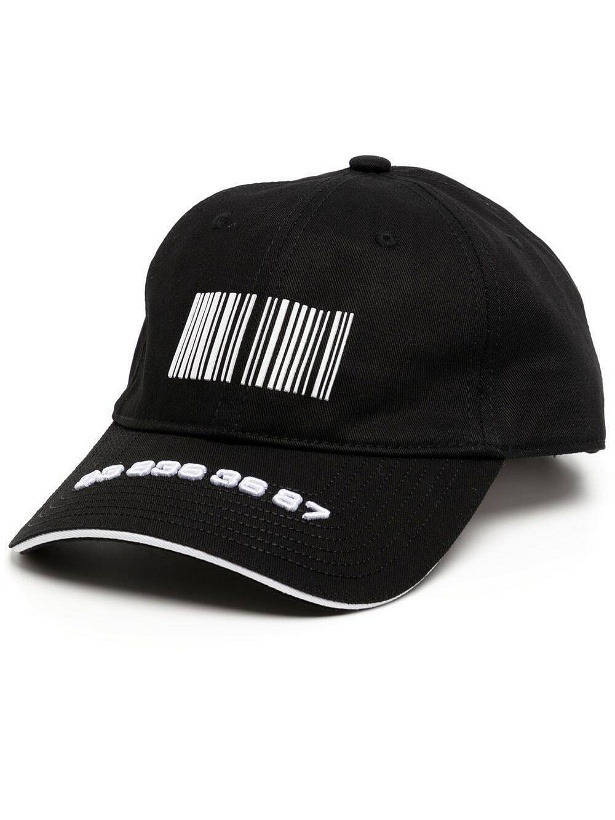 Photo: VTMNTS - Hat With Barcode Print