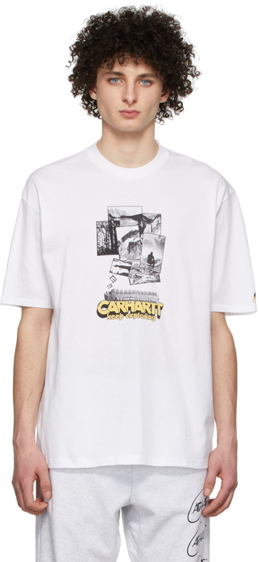 Photo: Carhartt Work In Progress White Exped T-Shirt