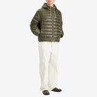 Jil Sander+ Men's Regular Fit Hooded Lightweight Down Blouson in Pickle