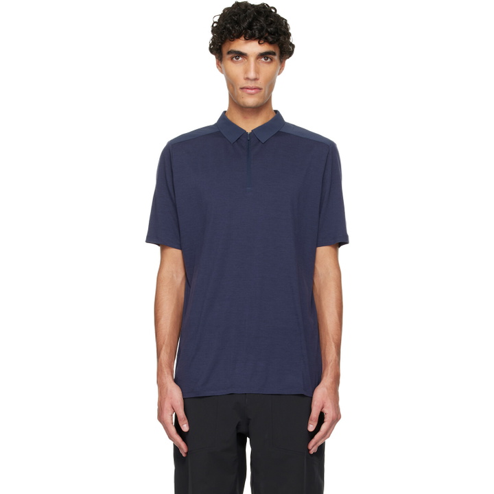 Photo: Veilance Navy Frame SS Polo