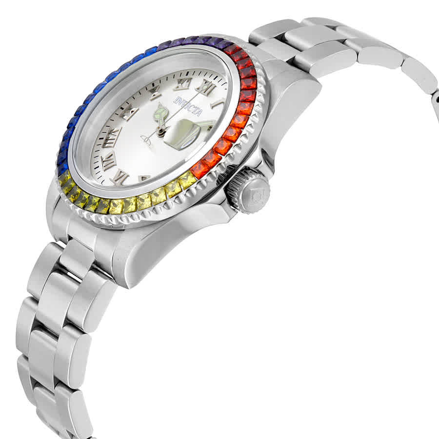 Invicta Angel Silver Dial Stainless Steel Ladies Watch 20021