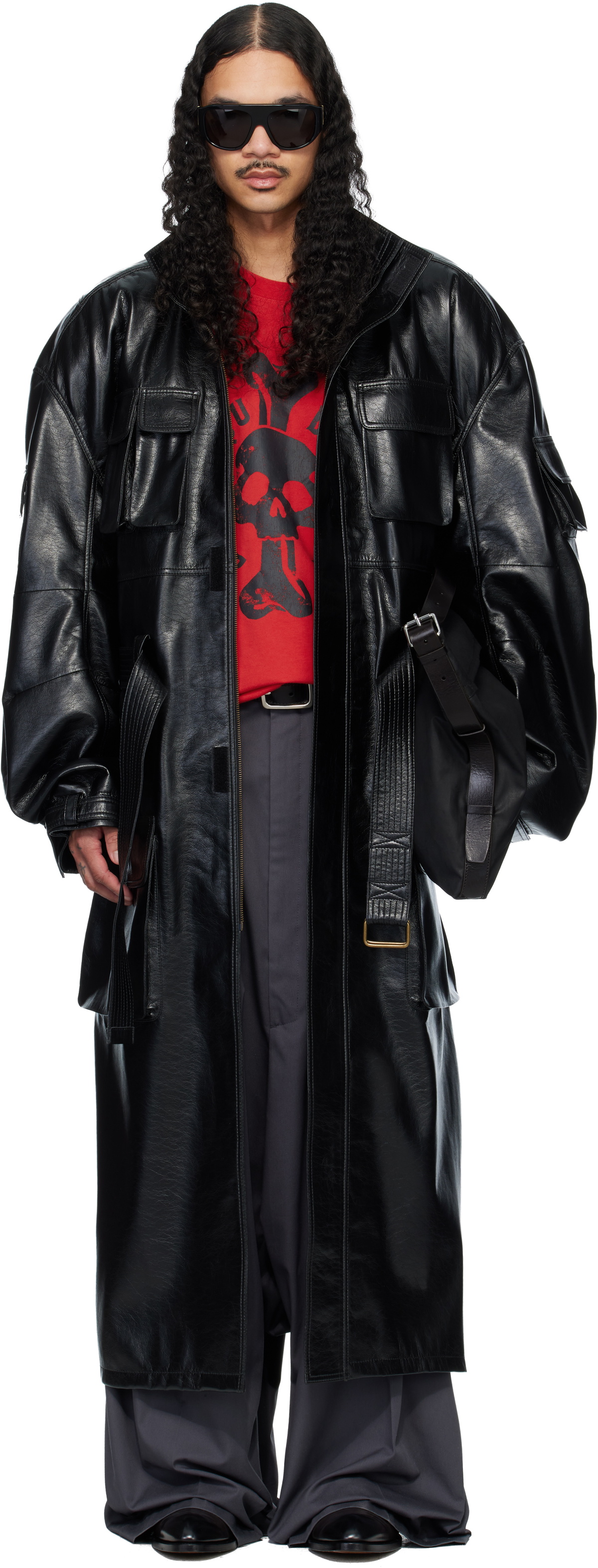 LU'U DAN Black Supa Sleaze Track Jacket LU'U DAN