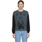 Enfants Riches Deprimes Grey and Black Printed Long Sleeve T-Shirt