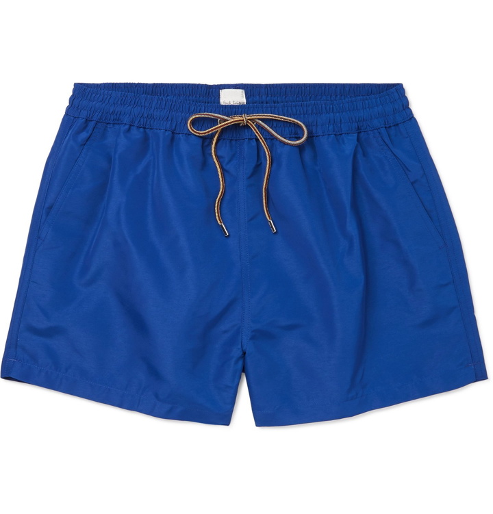 Photo: Paul Smith - Short-Length Swim Shorts - Blue