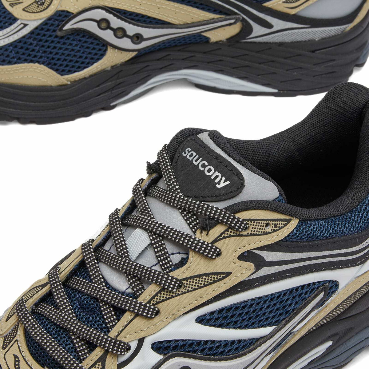 Saucony Men's Progrid Omni 9 in Blue/Brass Saucony