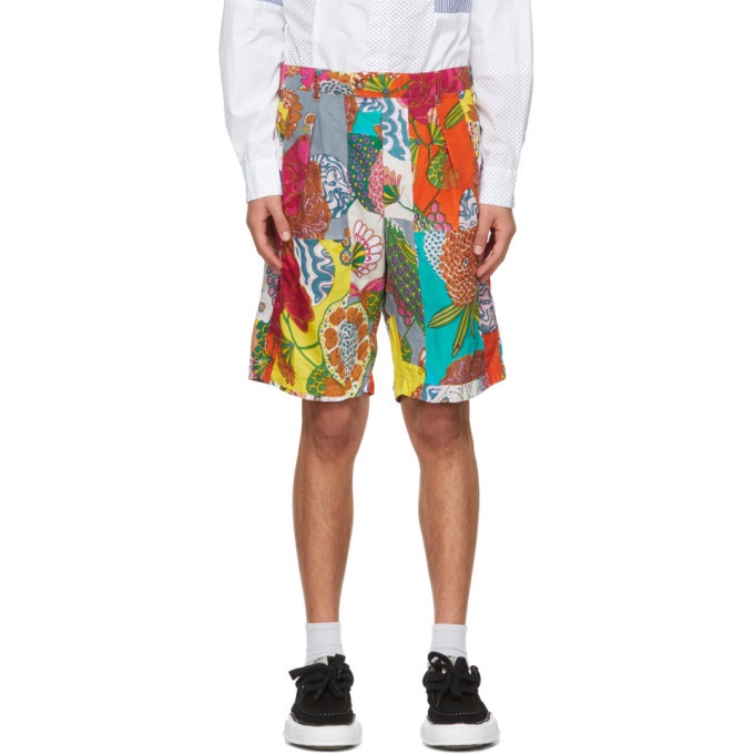 Photo: Engineered Garments Multicolor Floral Patchwork Sunset Shorts