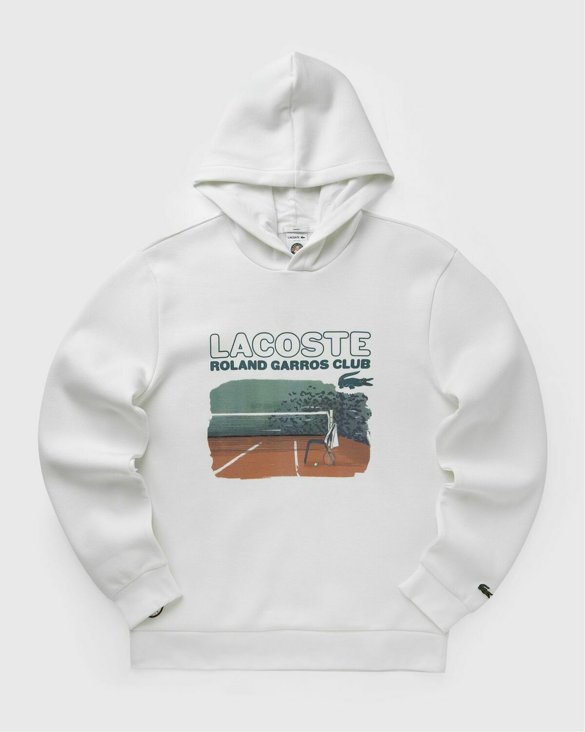 Lacoste SWEATSHIRT White Mens Hoody