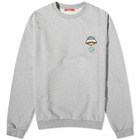 Members of the Rage Men's UFO Distressed Crew Neck Sweat in Heather Grey