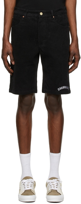 Photo: Noon Goons Black Cotton Shorts